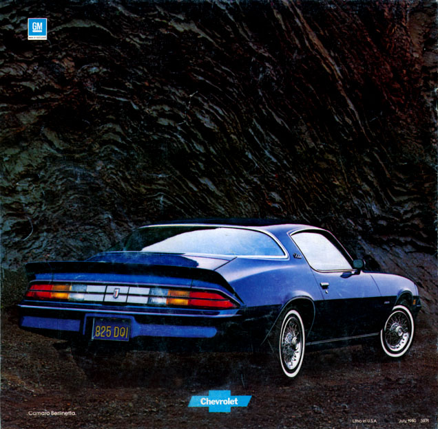 1981 Chev Camaro Brochure Page 1